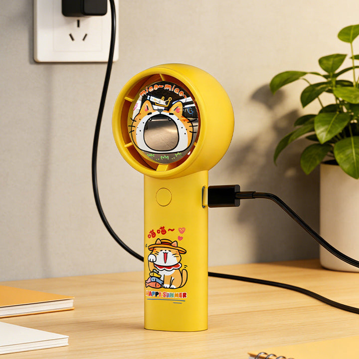 Unisex Portable Mini-Fan with Pet-Friendly Design Kalsten