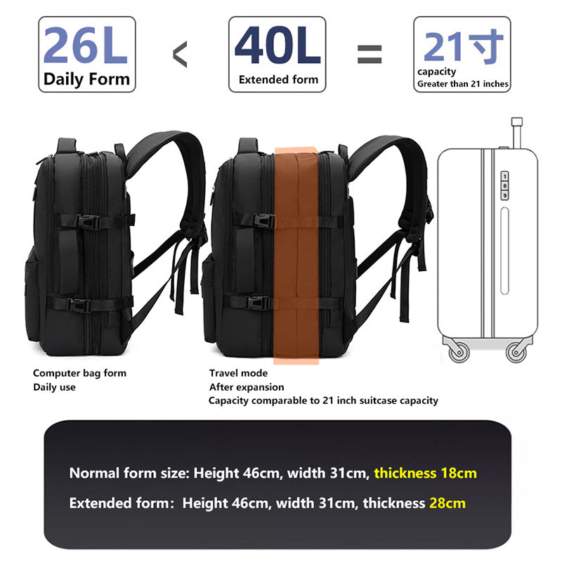 Modern backpack with high-quality organization Kalsten