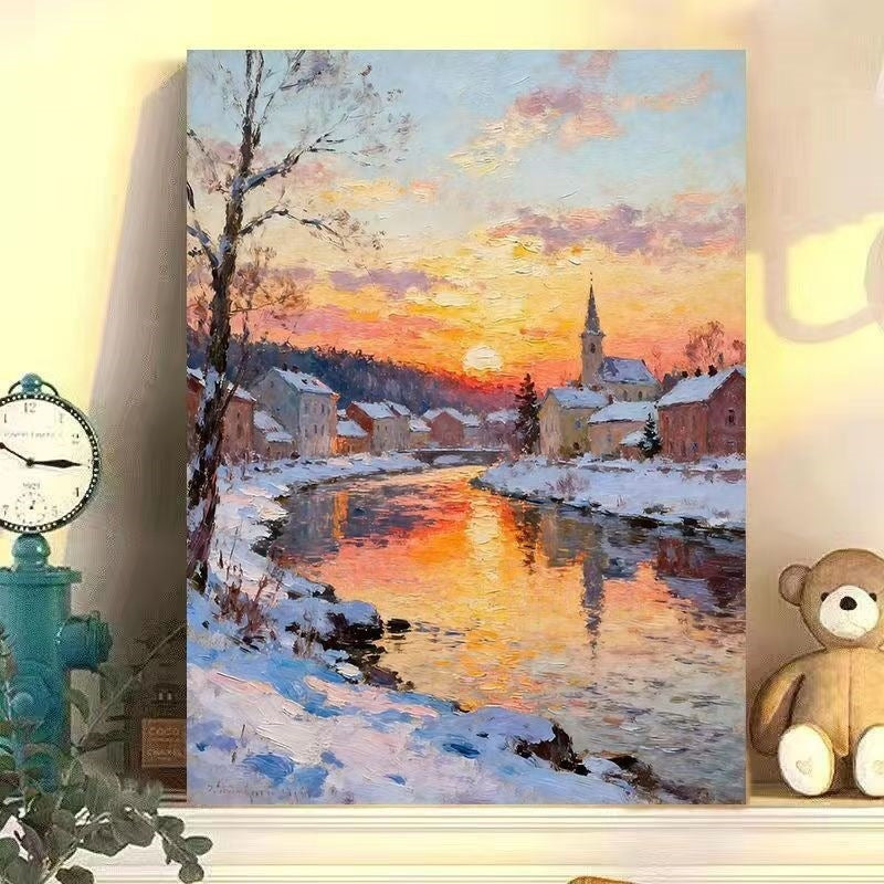 Winter Wonderland Landscape Canvas Art Kalsten
