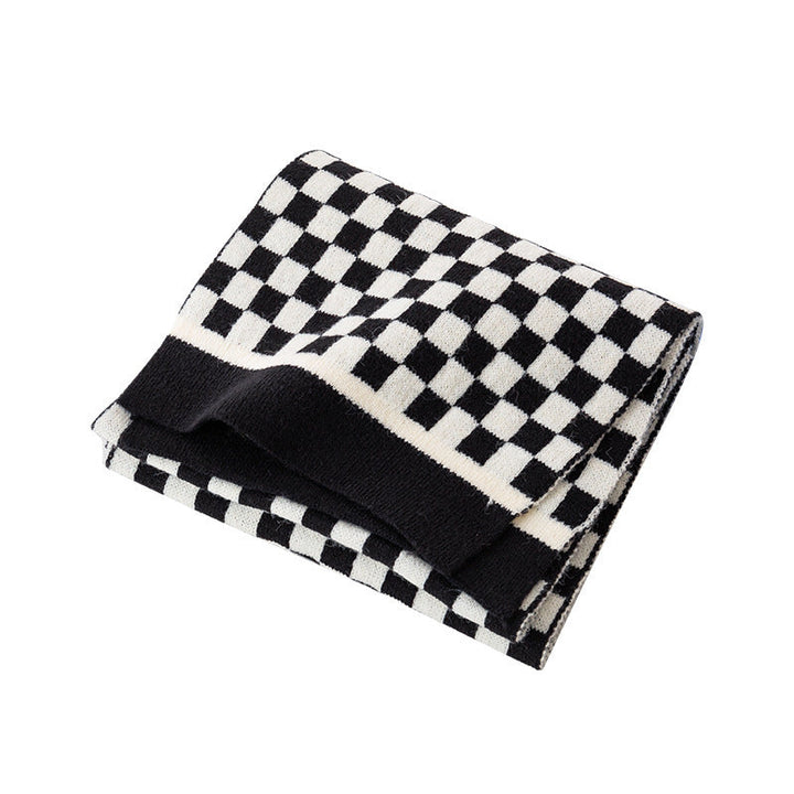 Women Stylish Check Scarf Kalsten