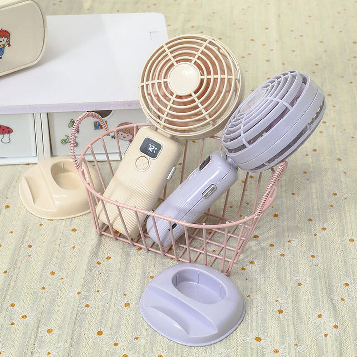 Ladies Portable Mini Fan with Digital Display Kalsten