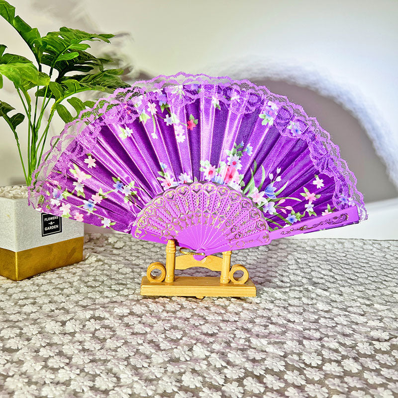 Women elegant handmade fan Kalsten