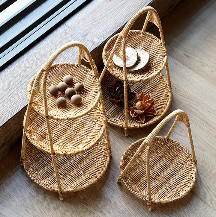 Elegant Woven Storage Basket Kalsten