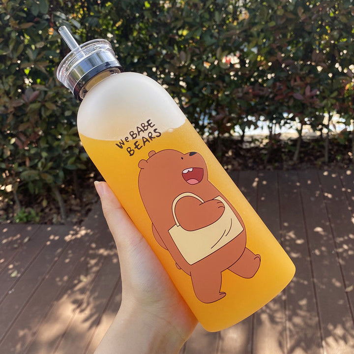 Women's creative drinking bottle with playful panda design Kalsten