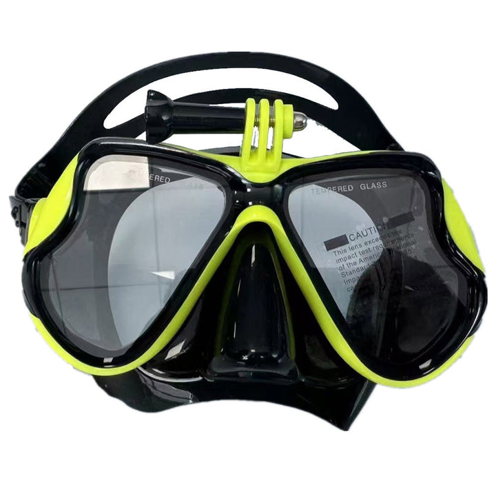 Diving mask with flexible silicone frame and anti-fog technology Kalsten