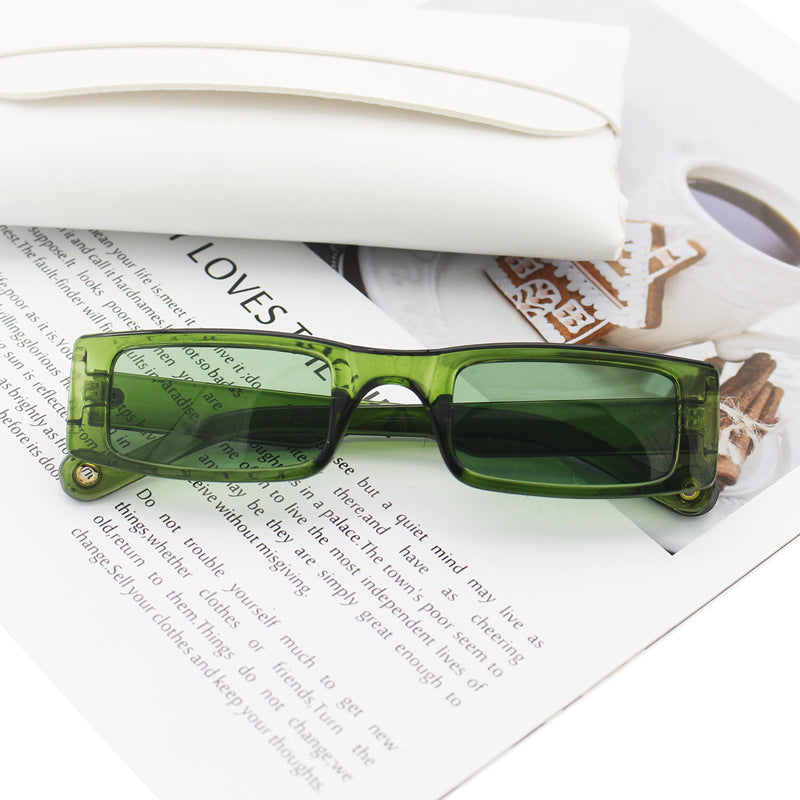 Women's fashion rectangular sunglasses with textured frame Kalsten