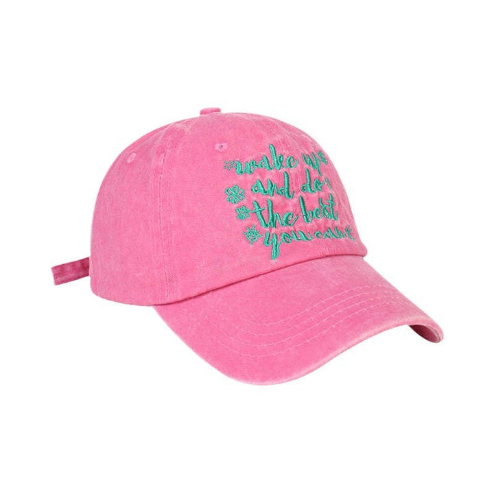 Women's Motivational Embroidered Cap Kalsten
