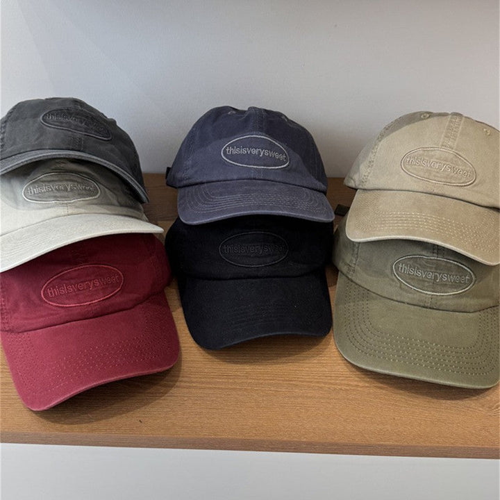 Men's Casual Distressed Cotton Baseball Cap Kalsten