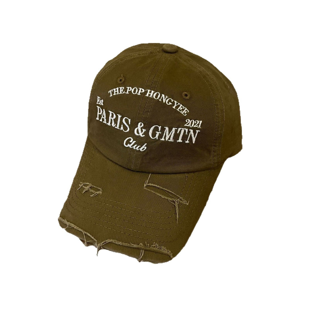 Men's Distressed Cotton Twill Baseball Cap Kalsten
