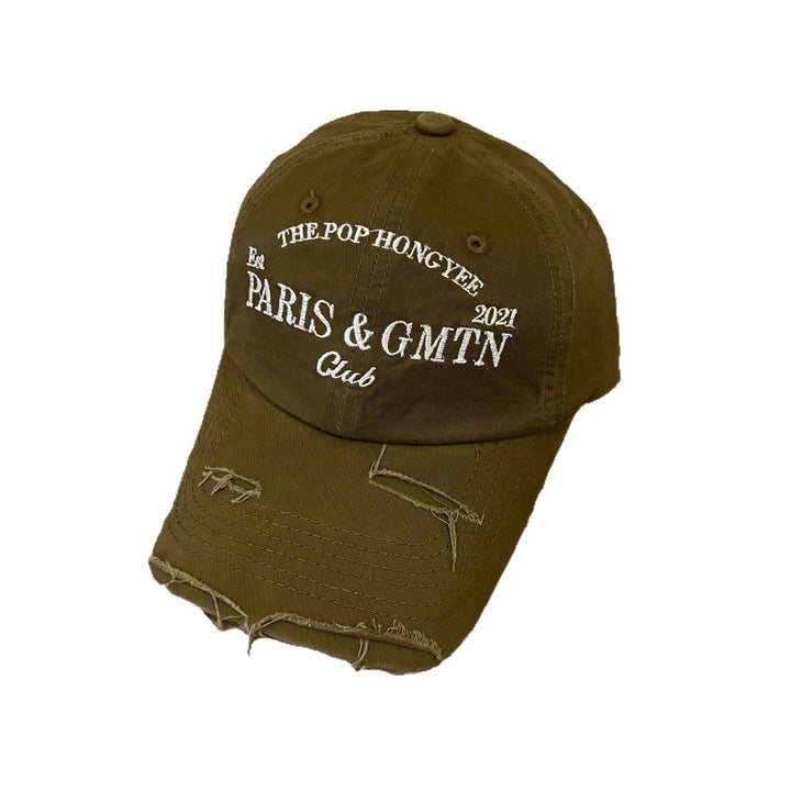 Men's Distressed Cotton Twill Baseball Cap Kalsten