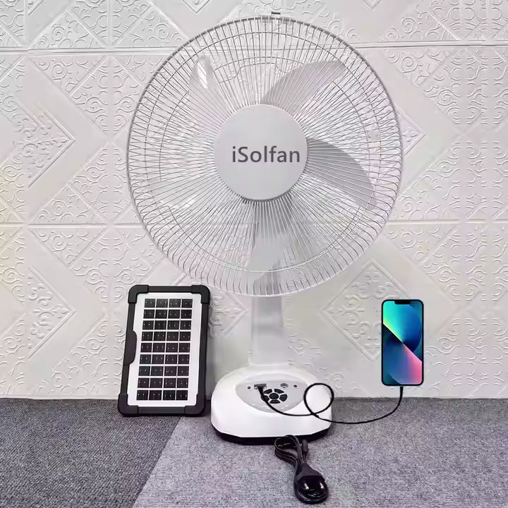 Unisex Solar-powered Stand Fan Kalsten