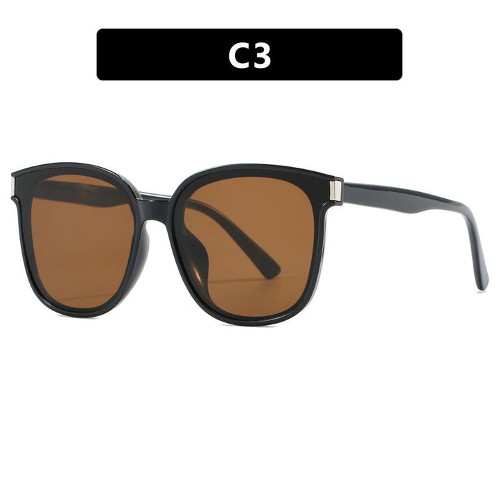 Women's stylish sunglasses with high-quality, transparent plastic frame Kalsten
