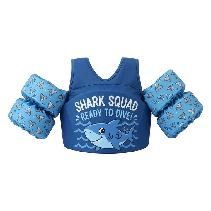 Shark Print Swim Vest