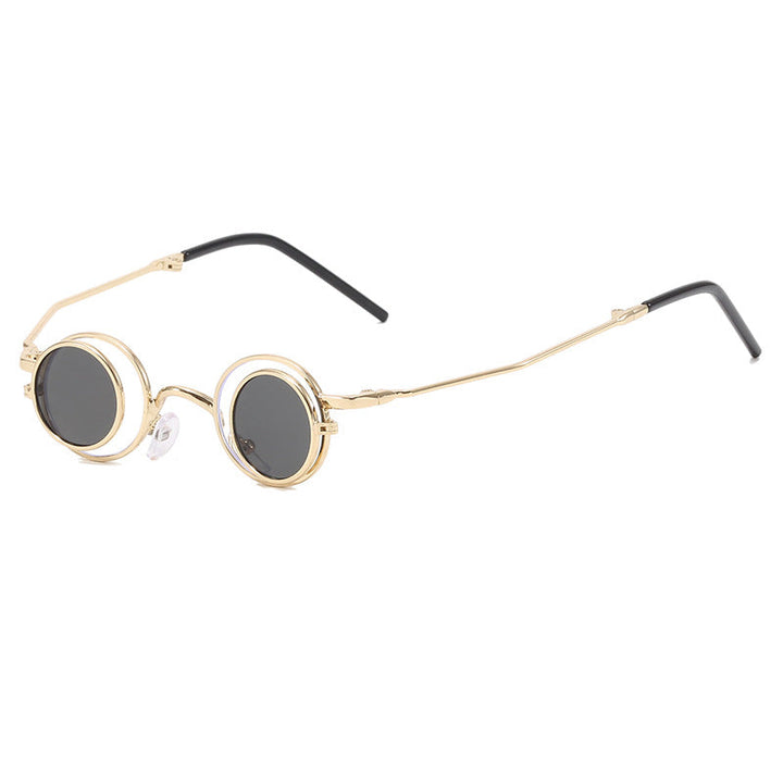 Women's Fashion Round Sunglasses with Elegant Metal Frame Kalsten