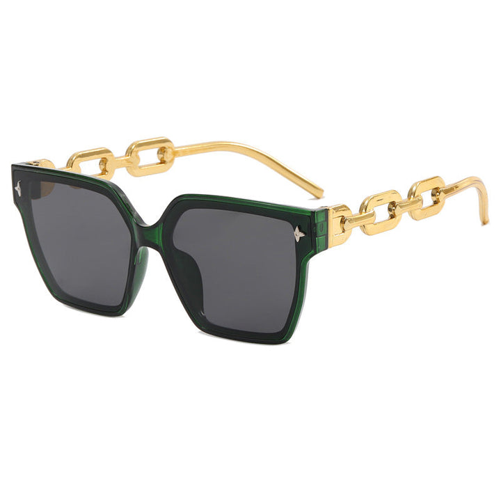 Ladies fashionable square sunglasses with luxurious accents Kalsten