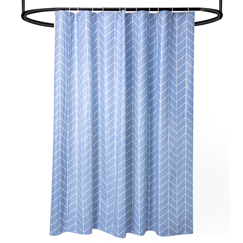 Modern Chevron Pattern Shower Curtain Kalsten