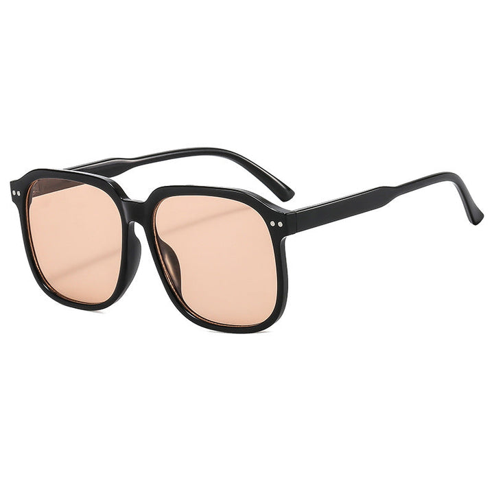Women's square sunglasses with modern plastic frame Kalsten