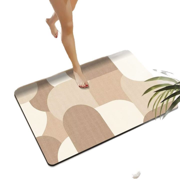 Abstract Geometric Bath Mat Kalsten