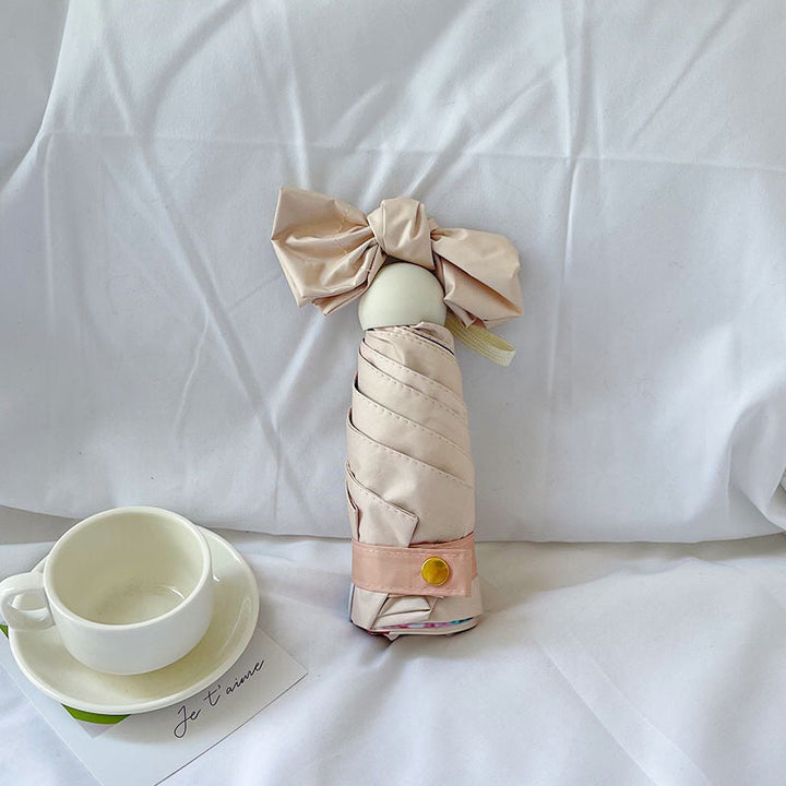 Ladies folding umbrella with cheerful strawberry motif Kalsten
