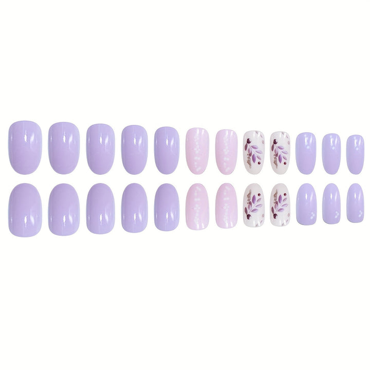 Elegant Floral Design Press-On Nails Kalsten