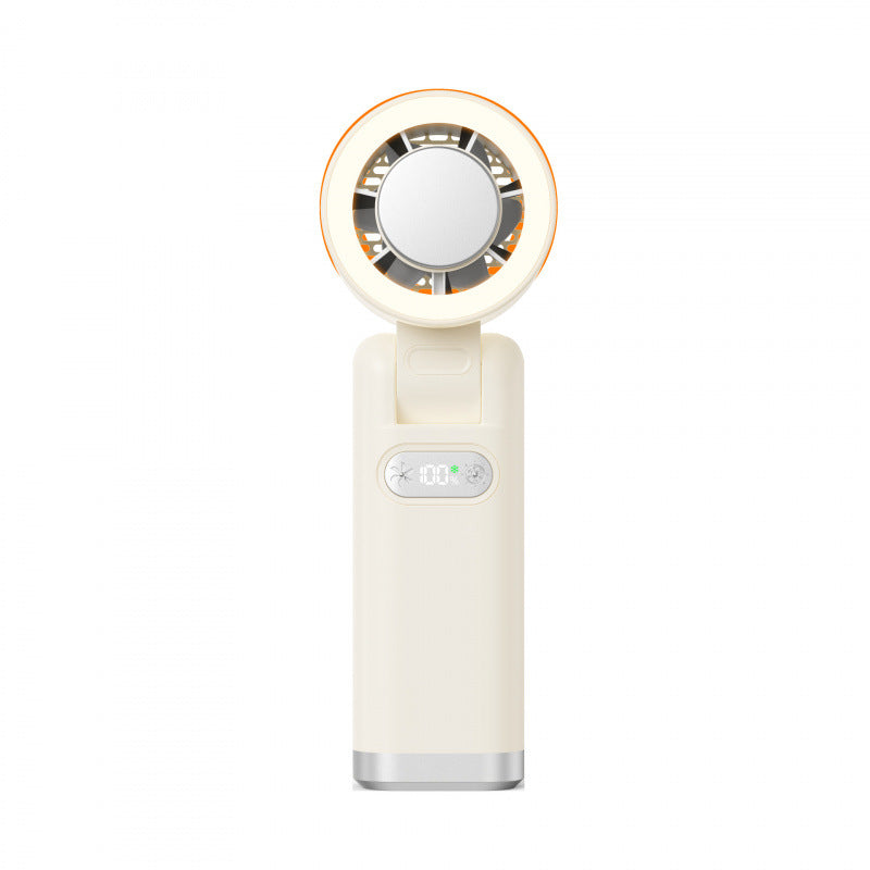 Women portable hand-held fan with digital speed display Kalsten