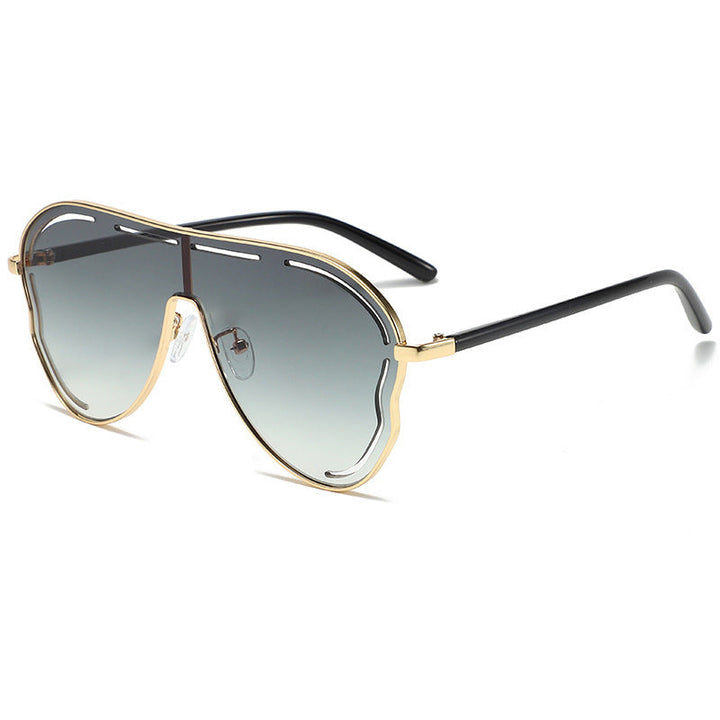 Men's Aviator-Style Shield Sunglasses Kalsten