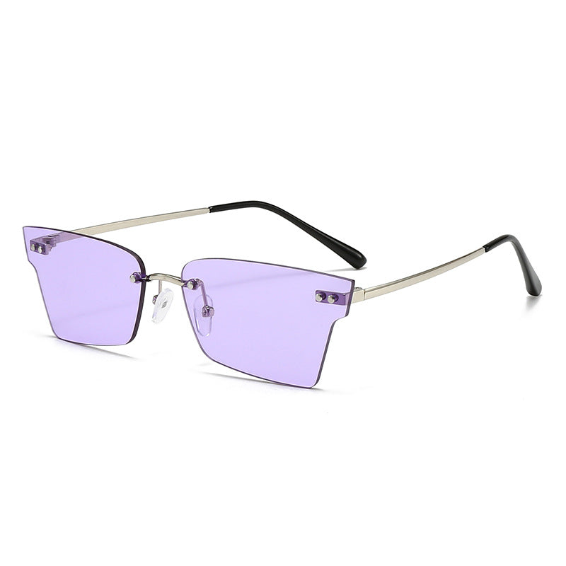 Ladies trendy geometric sunglasses with ultra-light frame Kalsten