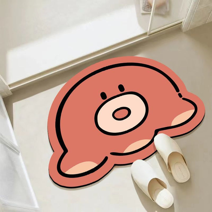 Cartoon Sheep-Themed Area Rug