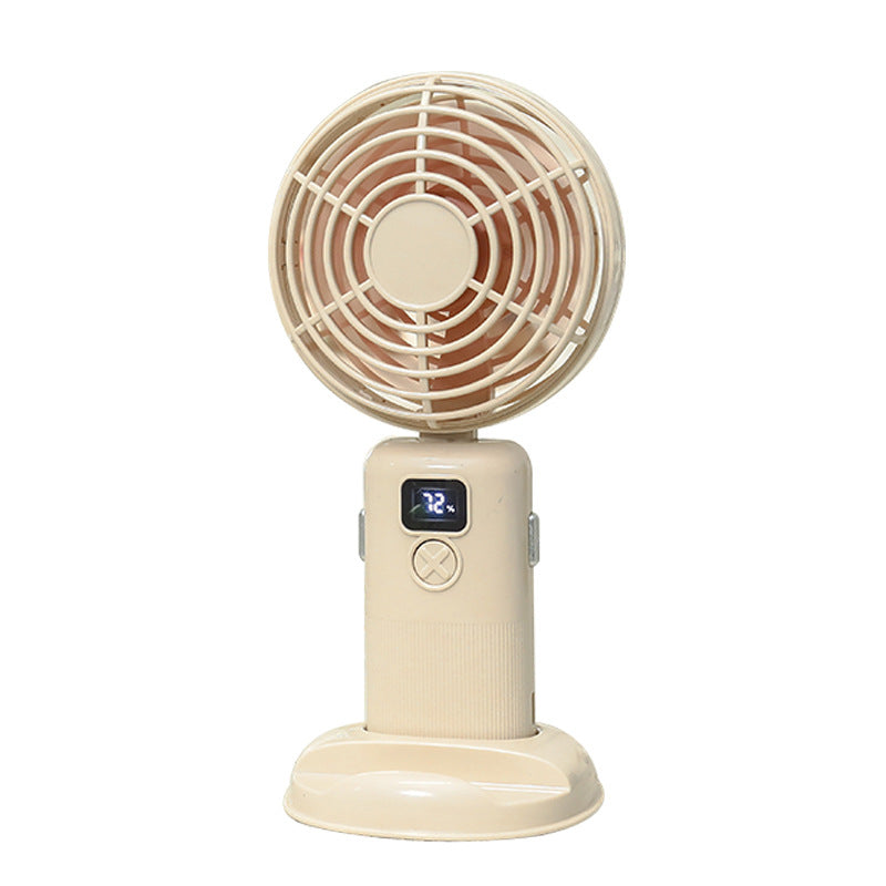 Ladies Portable Mini Fan with Digital Display Kalsten