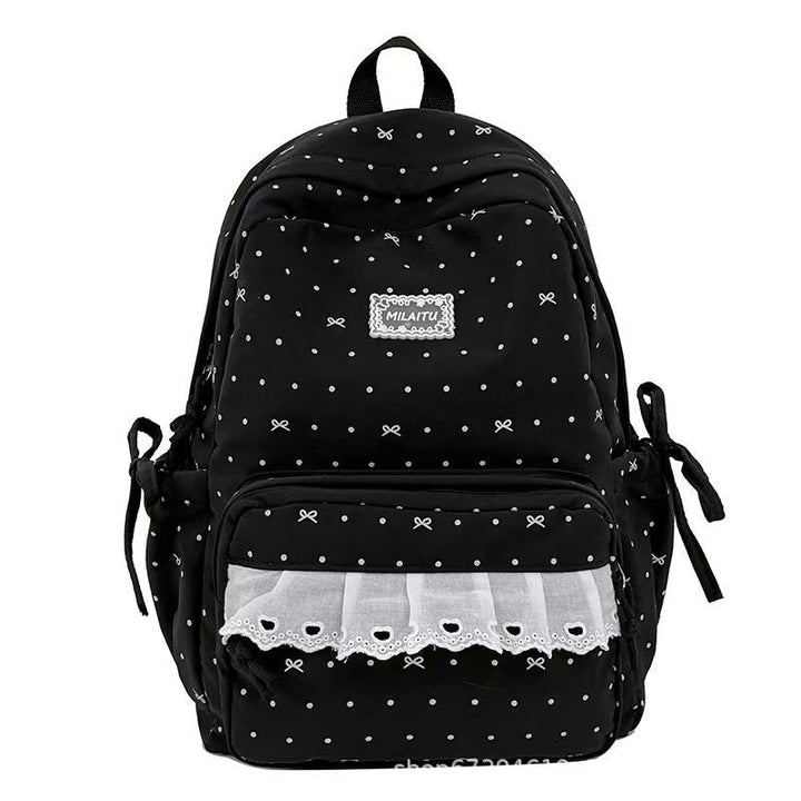 Decorative Ruffled Backpack Kalsten