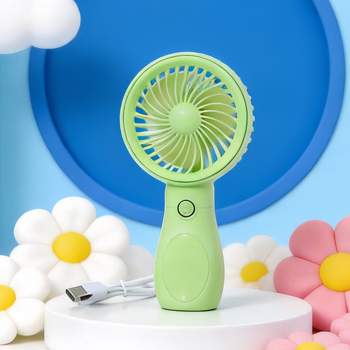 Women's Portable Mini Hand Fan with USB Charging Function Kalsten
