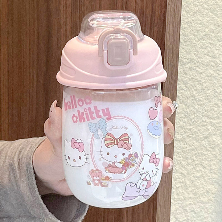 Women's playful drinking bottle with unique safety closure Kalsten