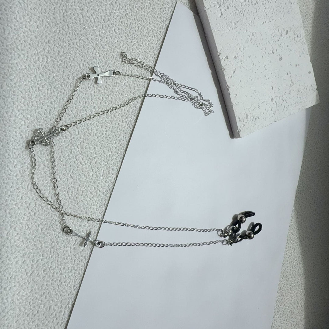 Minimalist Silver Chain Necklace Kalsten