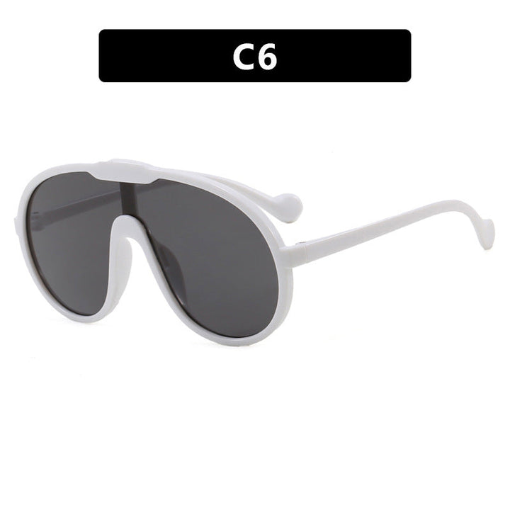 Ladies fashionable sports sunglasses in unique design with UV protection and flexible temples Kalsten