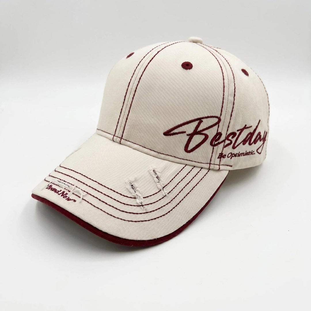 Men's Distressed Casual Cotton Baseball Cap Kalsten