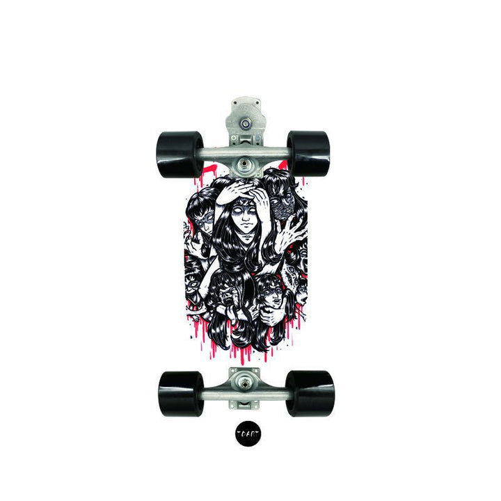 Retro-Inspired Mini Cruiser Skateboard Kalsten
