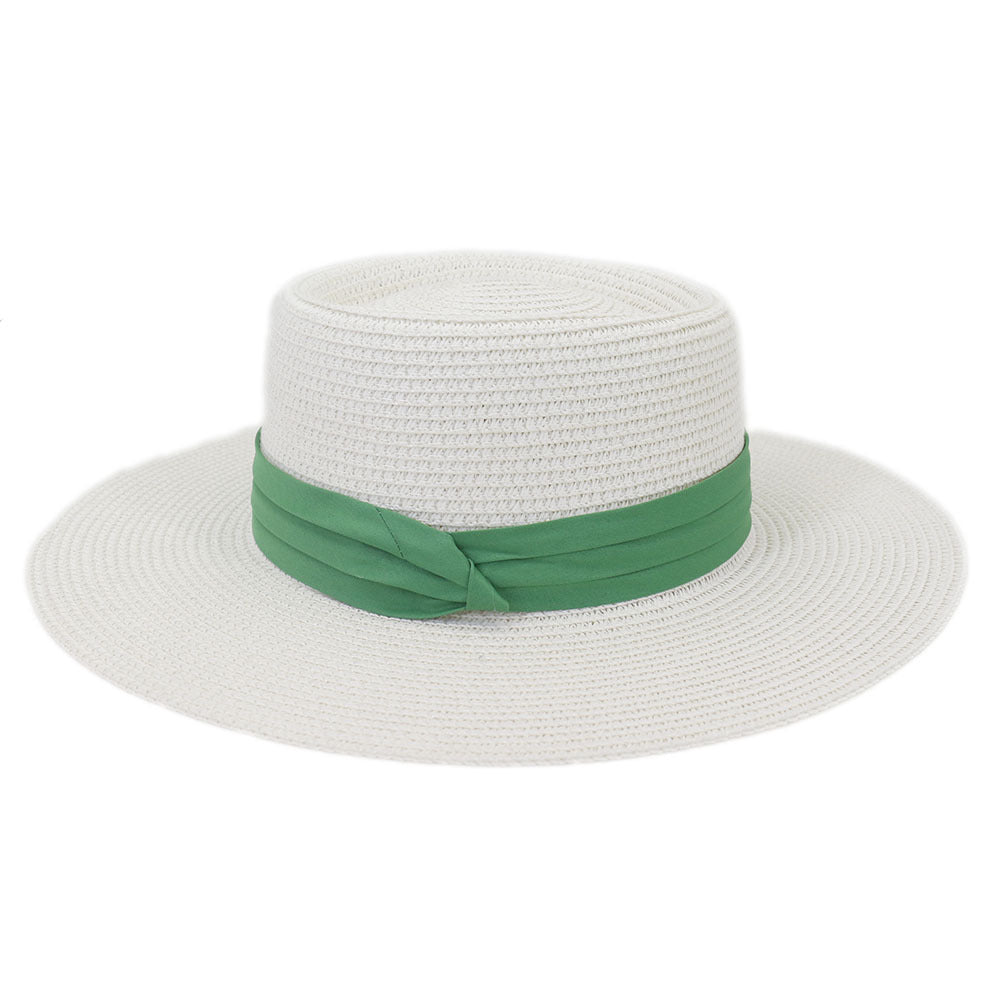Breathable Sun Straw Boater Hat | Kalsten
