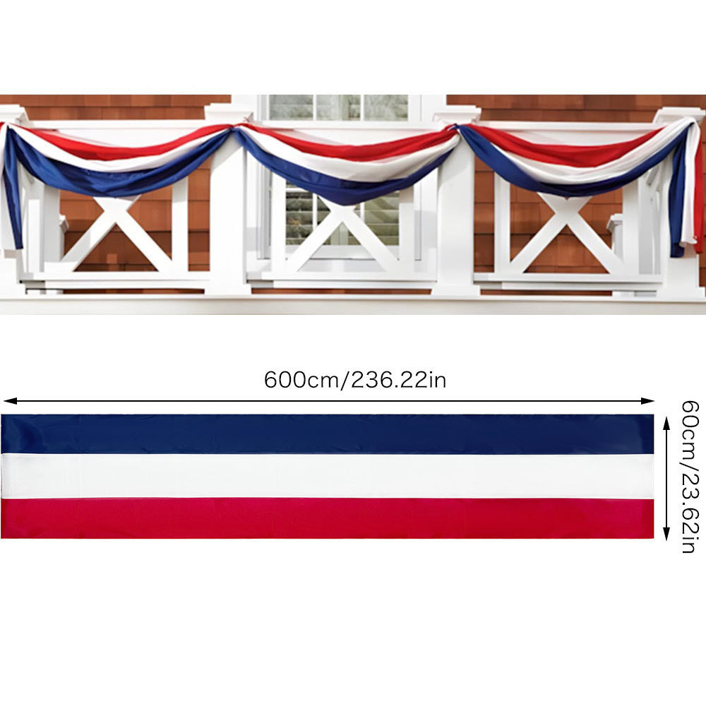 Unisex nan patriotic American flag windsock with long trailing streamers and reinforced hanging loop Kalsten