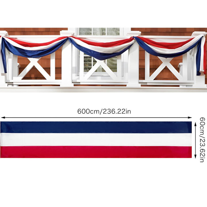Unisex nan patriotic American flag windsock with long trailing streamers and reinforced hanging loop Kalsten