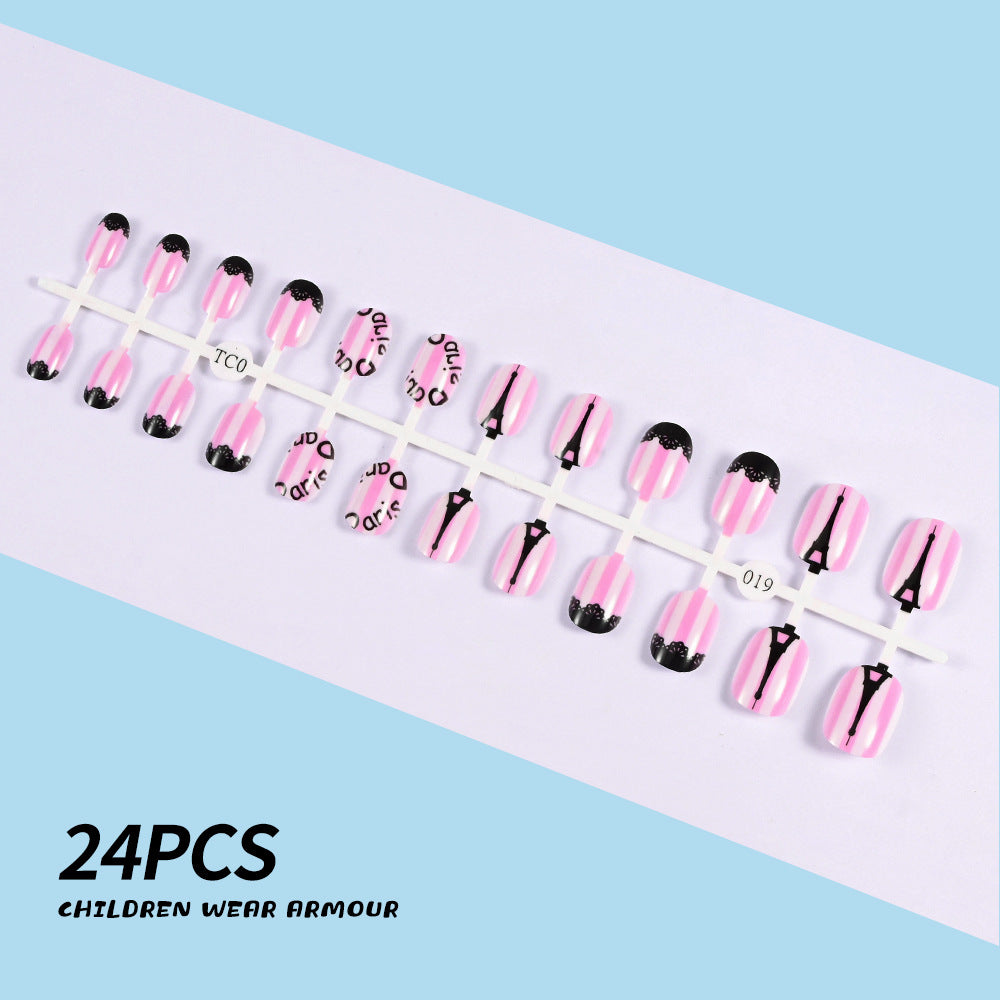 Children's Fun-Themed Press-On Nail Set Kalsten