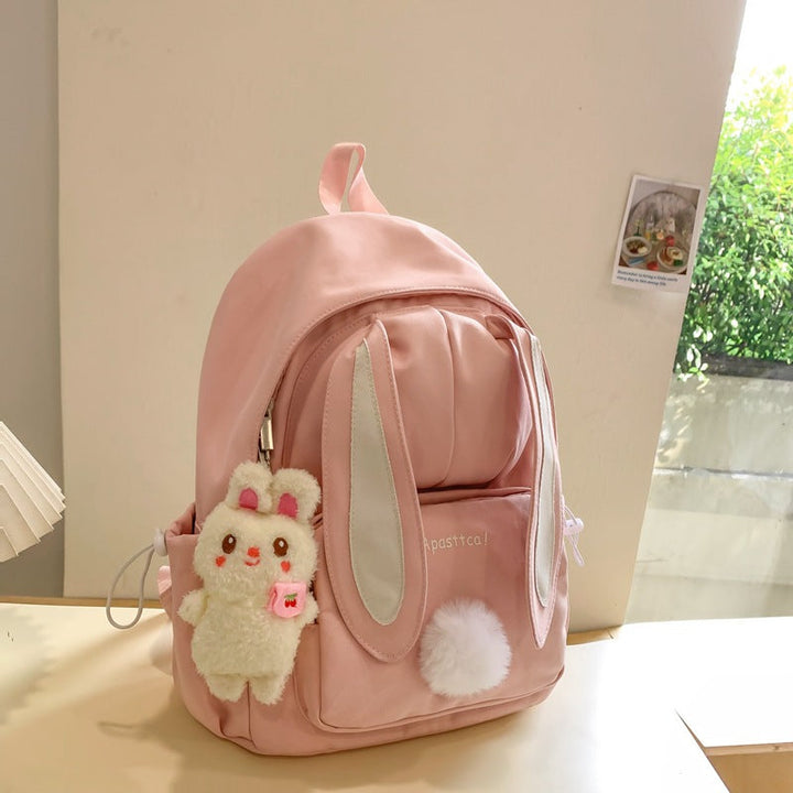 Cute Bunny Ear Themed School Backpack