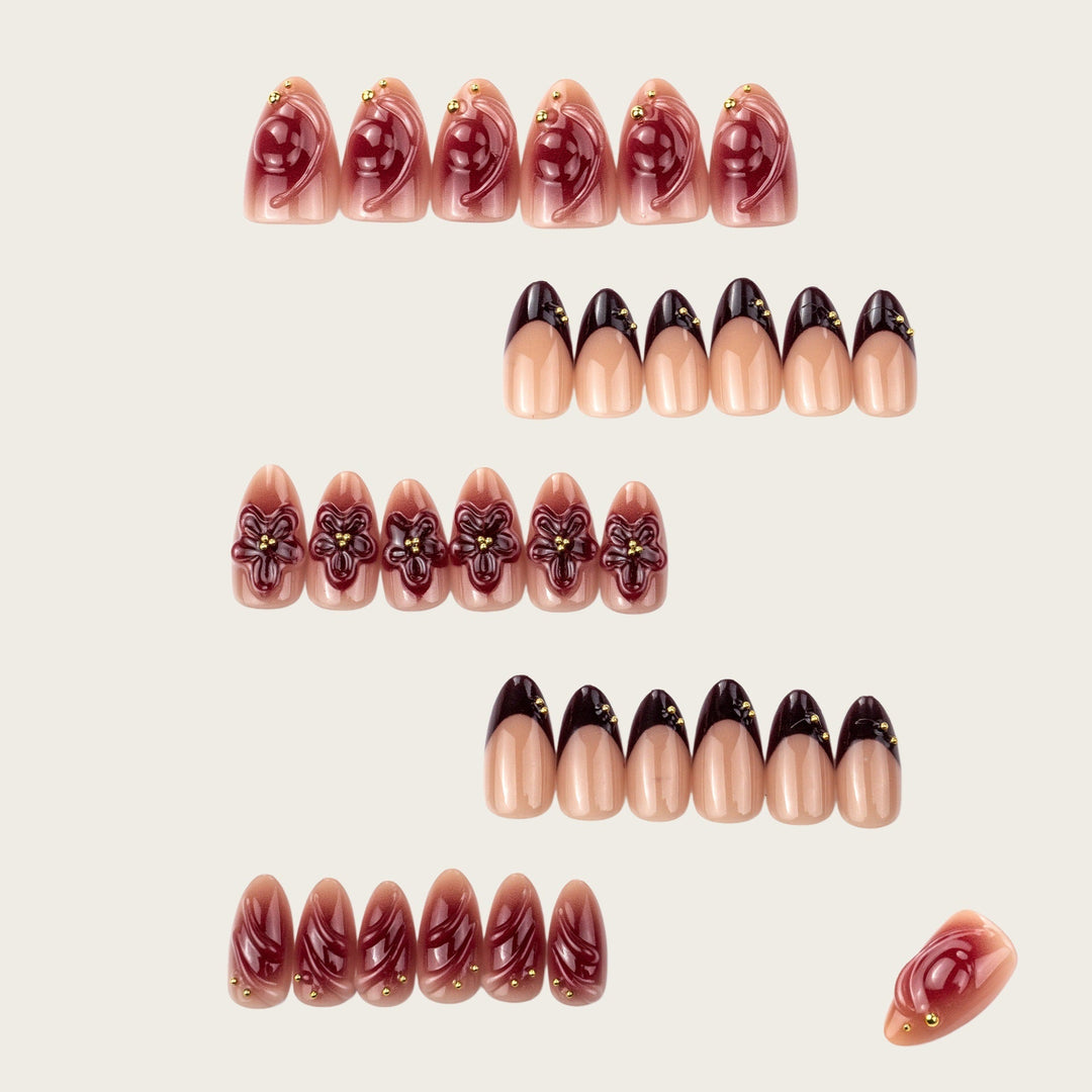 Creative Floral Design Press-On Nails Kalsten