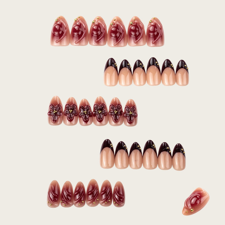 Creative Floral Design Press-On Nails Kalsten