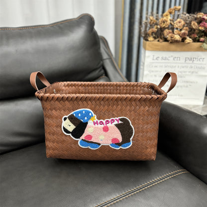Woven storage basket Acalora