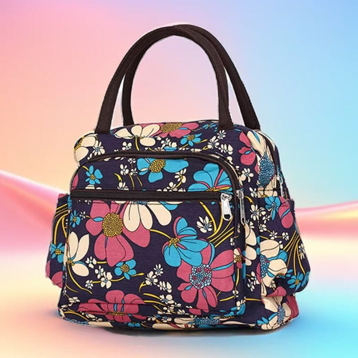 Insulated Cat Print Lunch Cooler Bag Kalsten