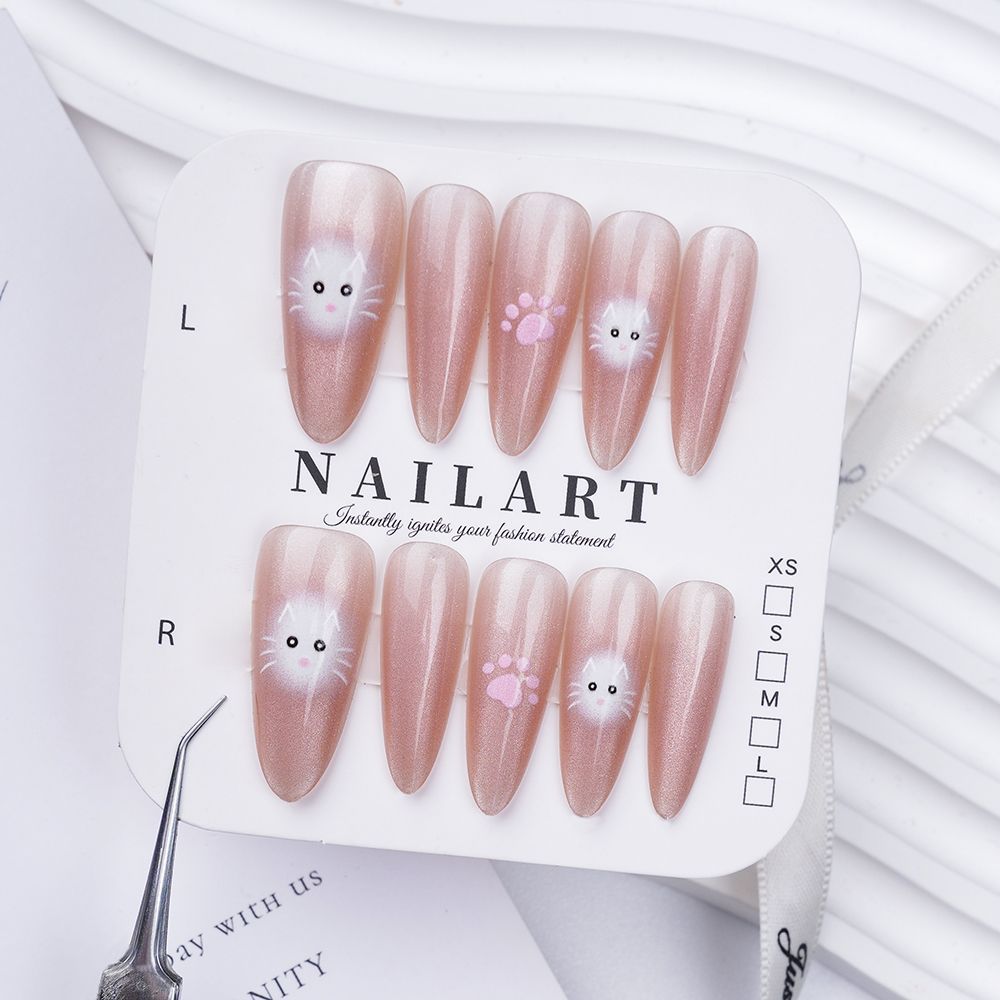 Artificial nails with elegant ombre finish Kalsten