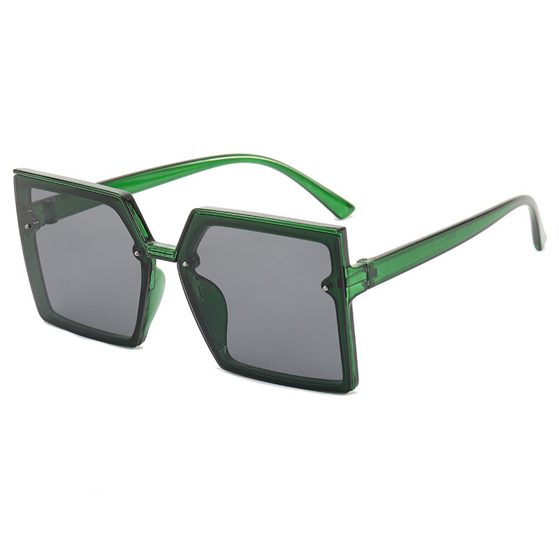 Women's stylish oversized sunglasses with geometric design Kalsten