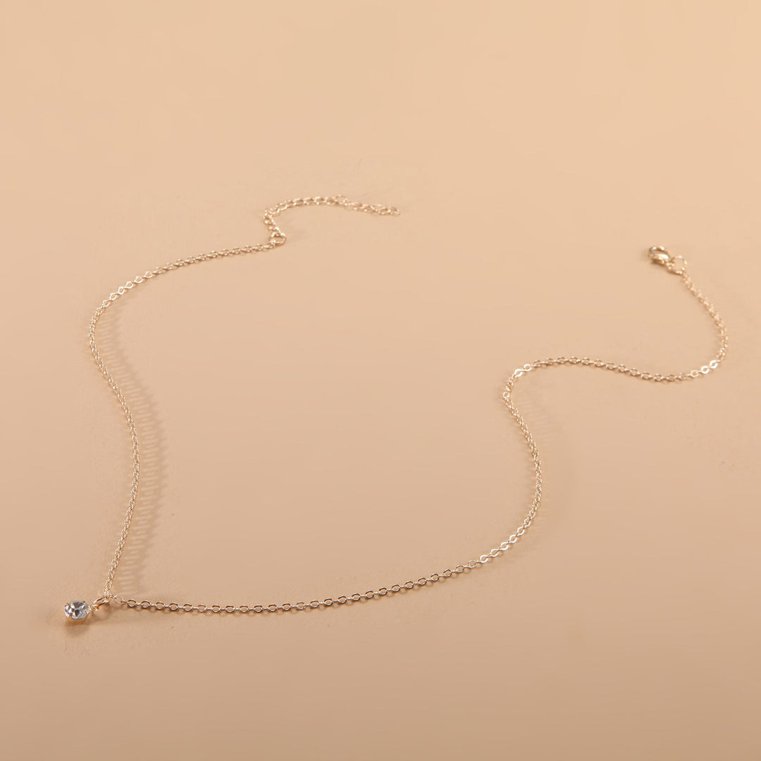 Minimalist Adjustable Chain Necklace Kalsten