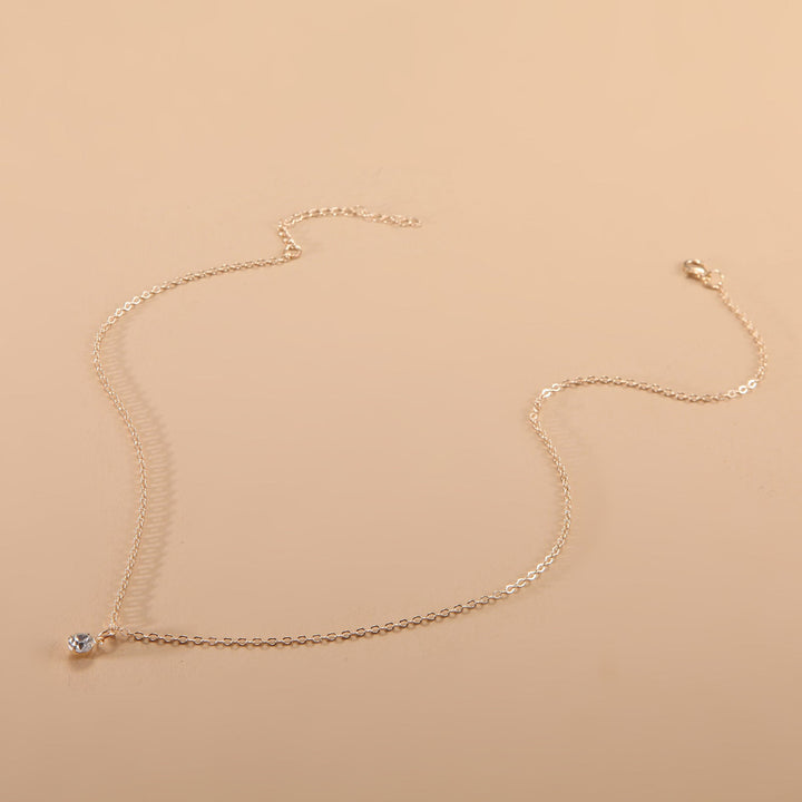 Minimalist Adjustable Chain Necklace Kalsten