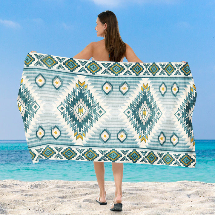 Beach towel with exclusive geometric pattern Kalsten